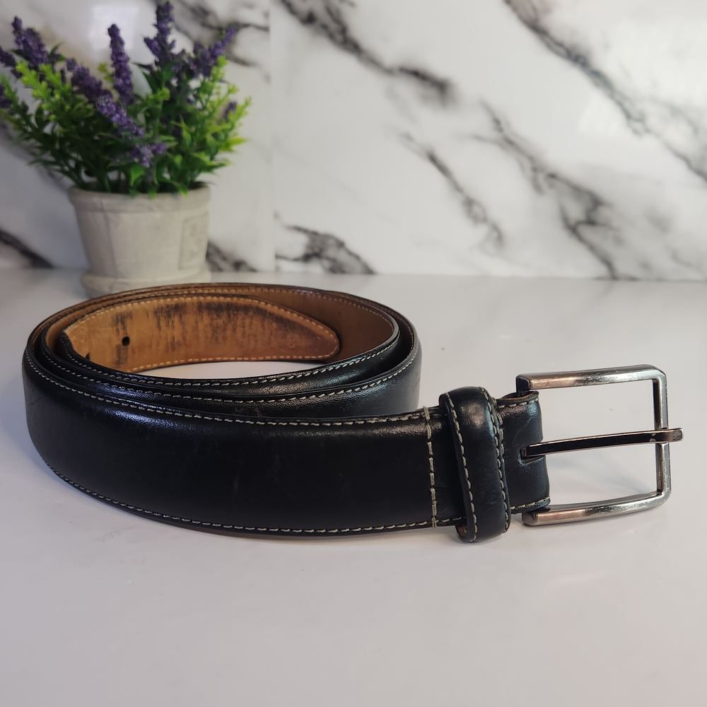 Kirkland Signature Leather Black Upper Leather Belt